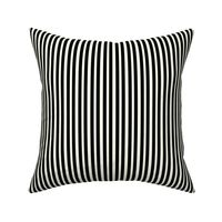 Black Stripes on Ivory - Vertical