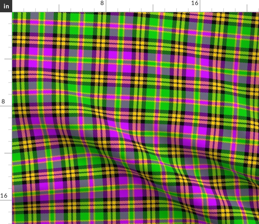 02875554 : tartan : mardi gras