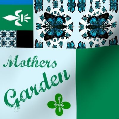 Cheater Quilt Patch -  Mothers Garden