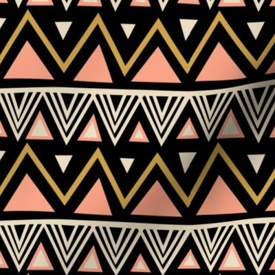 Tribal - Black Peach (Large)