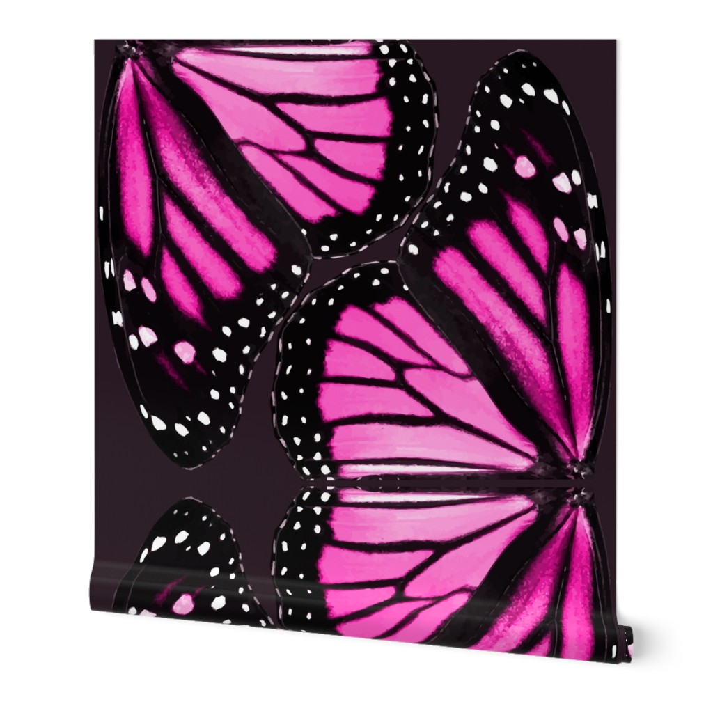 Pink Monarch Butterfly Wings