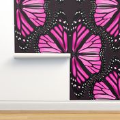 Pink Monarch Butterfly Wings