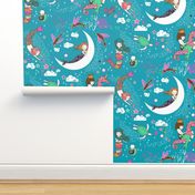 Mermaid Lullaby (teal) SMALL