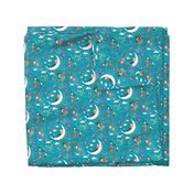 Mermaid Lullaby (teal) SMALL