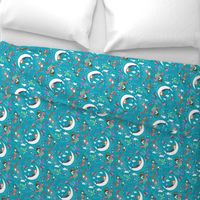 Mermaid Lullaby (teal) SMALL