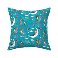 Mermaid Lullaby (teal) SMALL