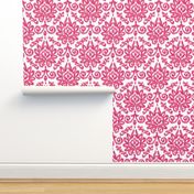 Pink Ikat Damask