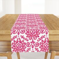 Pink Ikat Damask