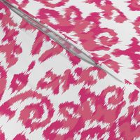 Pink Ikat Damask