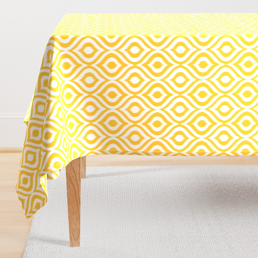 Yellow Ikat Ogee