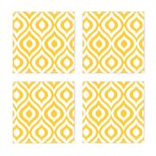 Yellow Ikat Ogee