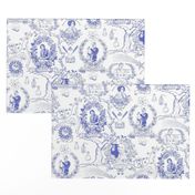 Women of Science and Learning Toile de Jouy