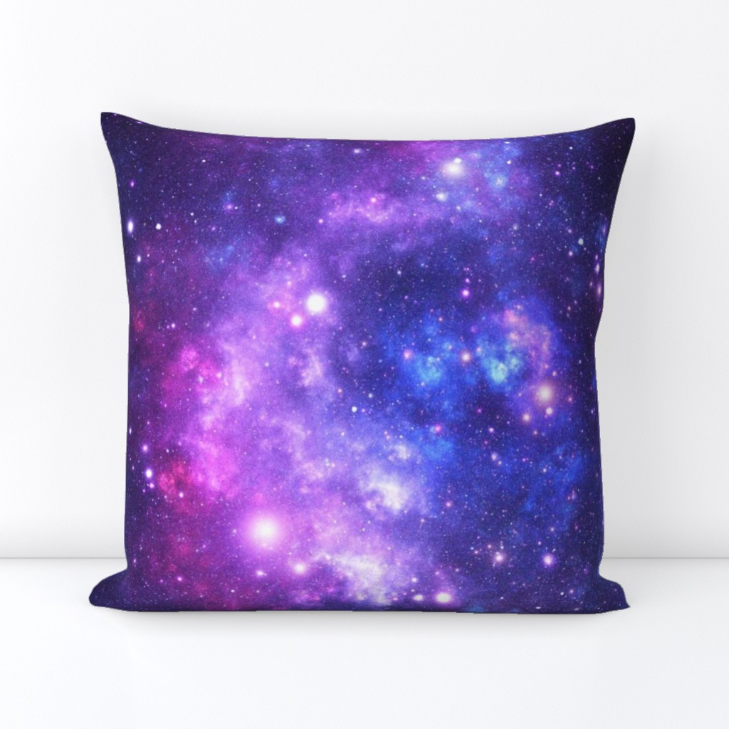 Purple Space Stars (large print)