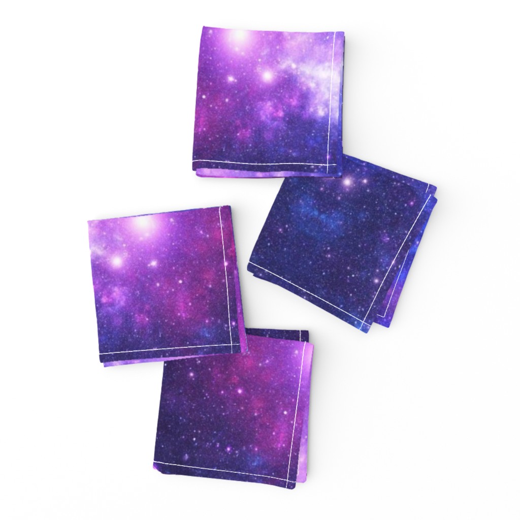 Purple Space Stars (large print)