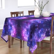 Purple Space Stars (large print)