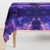 Purple Space Stars (large print)