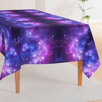 Purple Space Stars (large print)