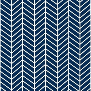 Dark Navy Blue Arrow Feather pattern