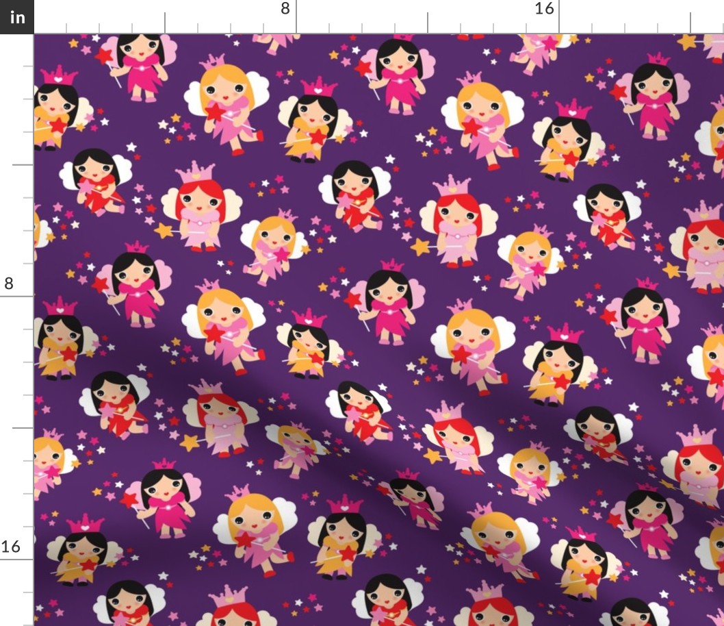 Girls fairy princess sparkle pattern