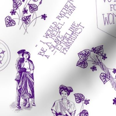 A Suffragette Toile