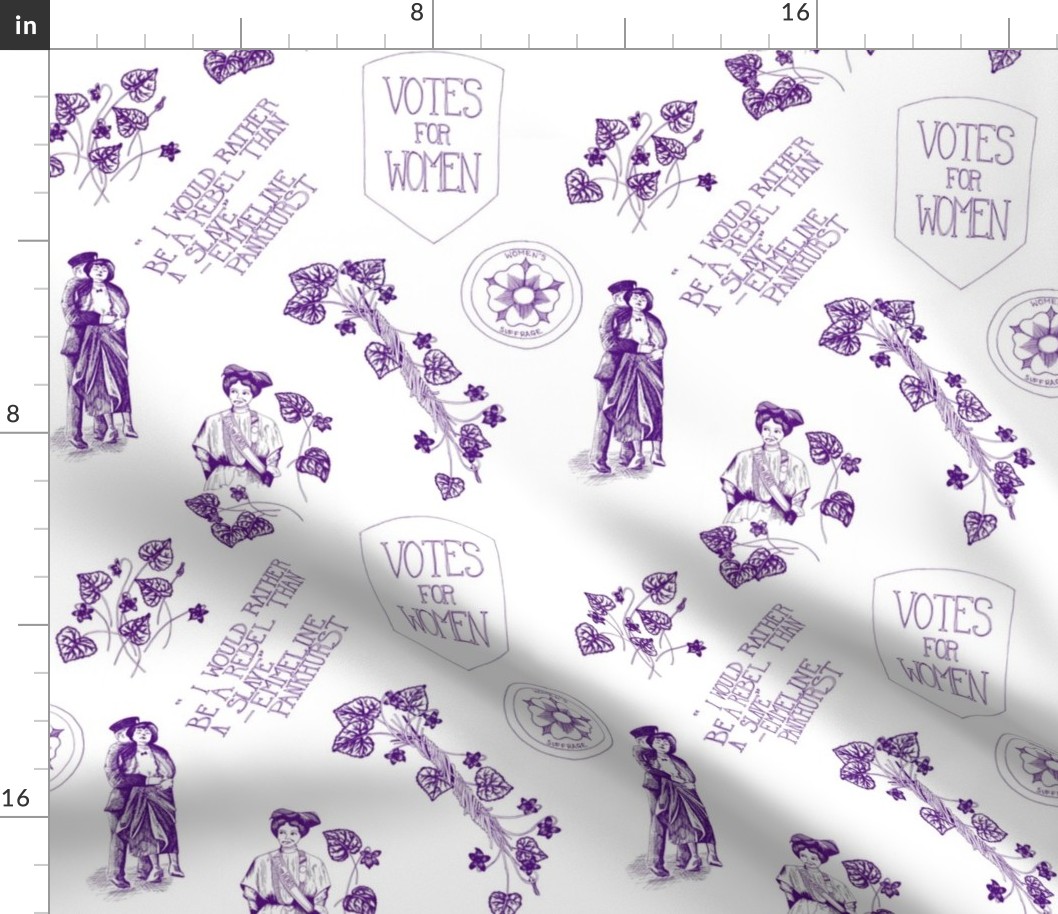 A Suffragette Toile