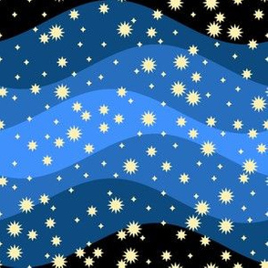 02887696 : starry night sky at bedtime