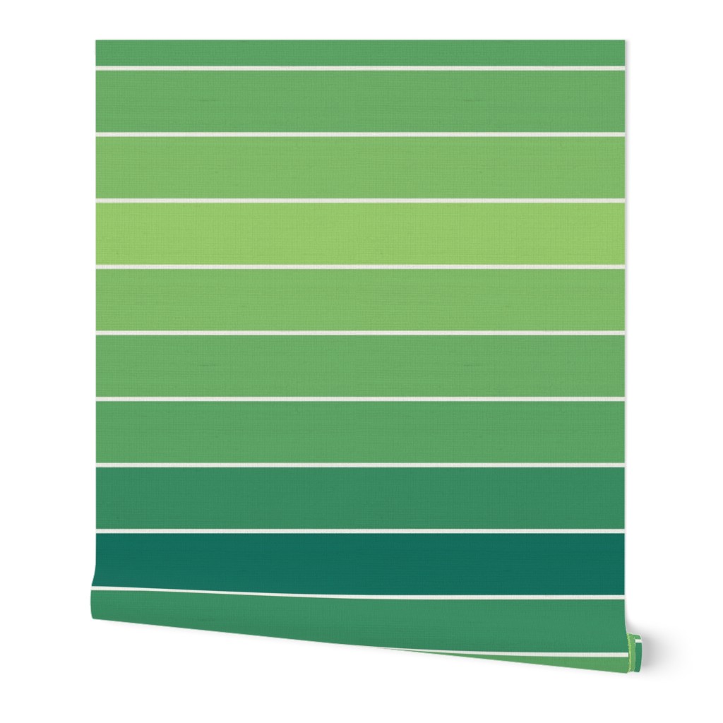 paint chip ombre in serene greens