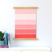 paint chip ombre - scarlet red