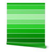 paint chip ombre - bright green