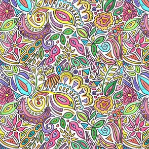 Vibrant Doodle