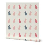 bunnies on cream // large scale