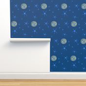 Moon + stars (bedtime limited palette 1) by Su_G