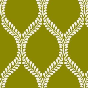 Regal Leaves Inversed Chartreuse