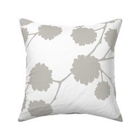 Blossoming - Warm Grey - large scale