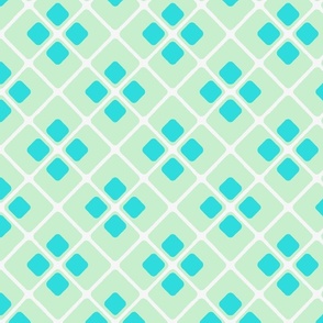 squares turquoise