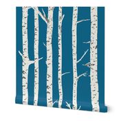 birch trees