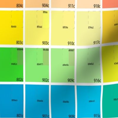 neon & pastel coated color map