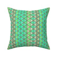 Triangles Tropic green 