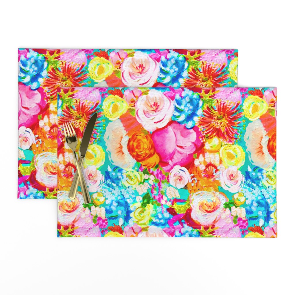 Neon Floral Painting (Regular Size)