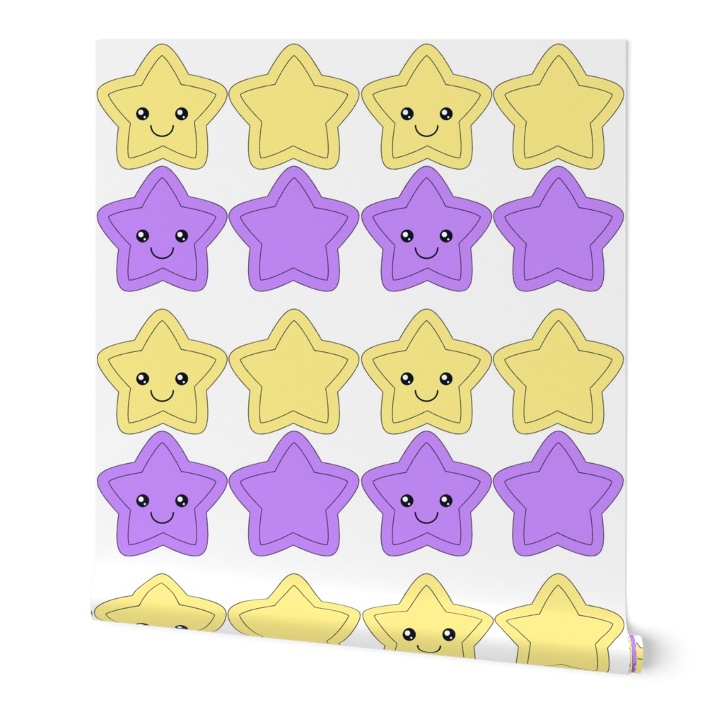 Star Swatch Toy- purple and yellow