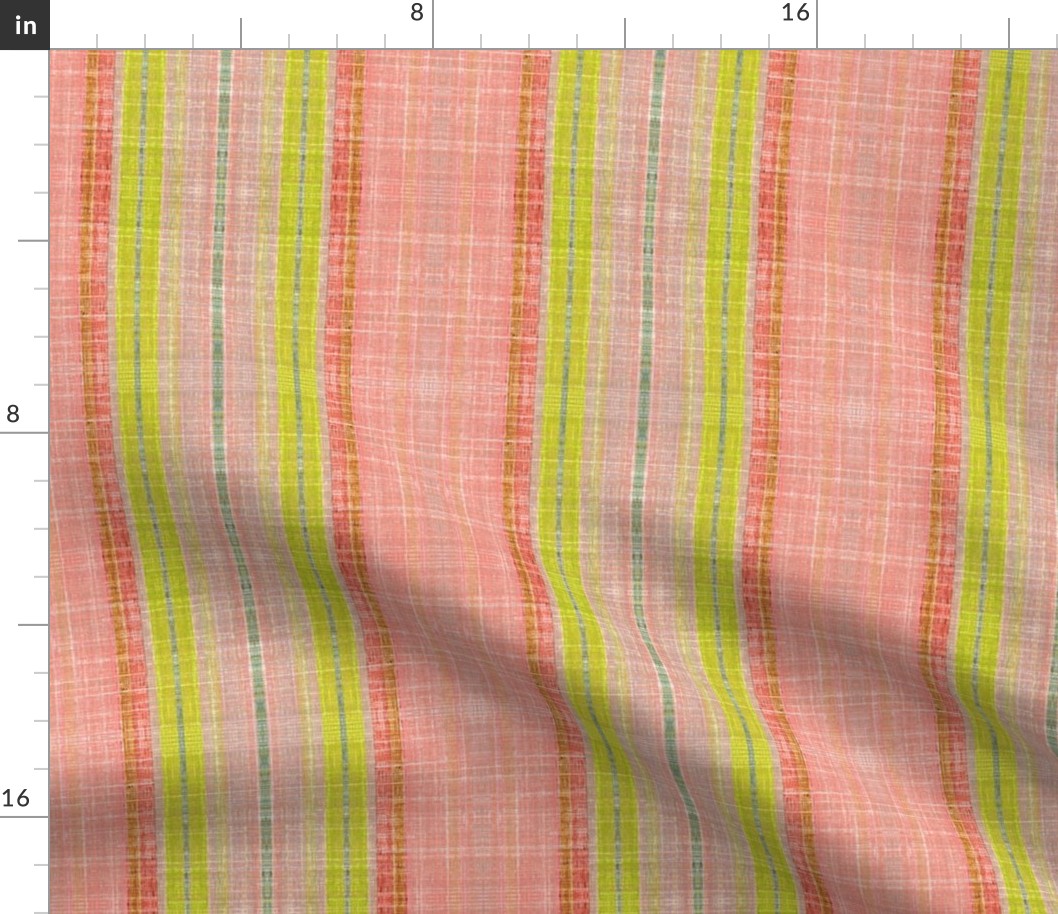 Linen Fruit Stripe