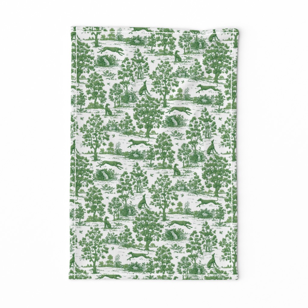 Green Greyhound Toile 