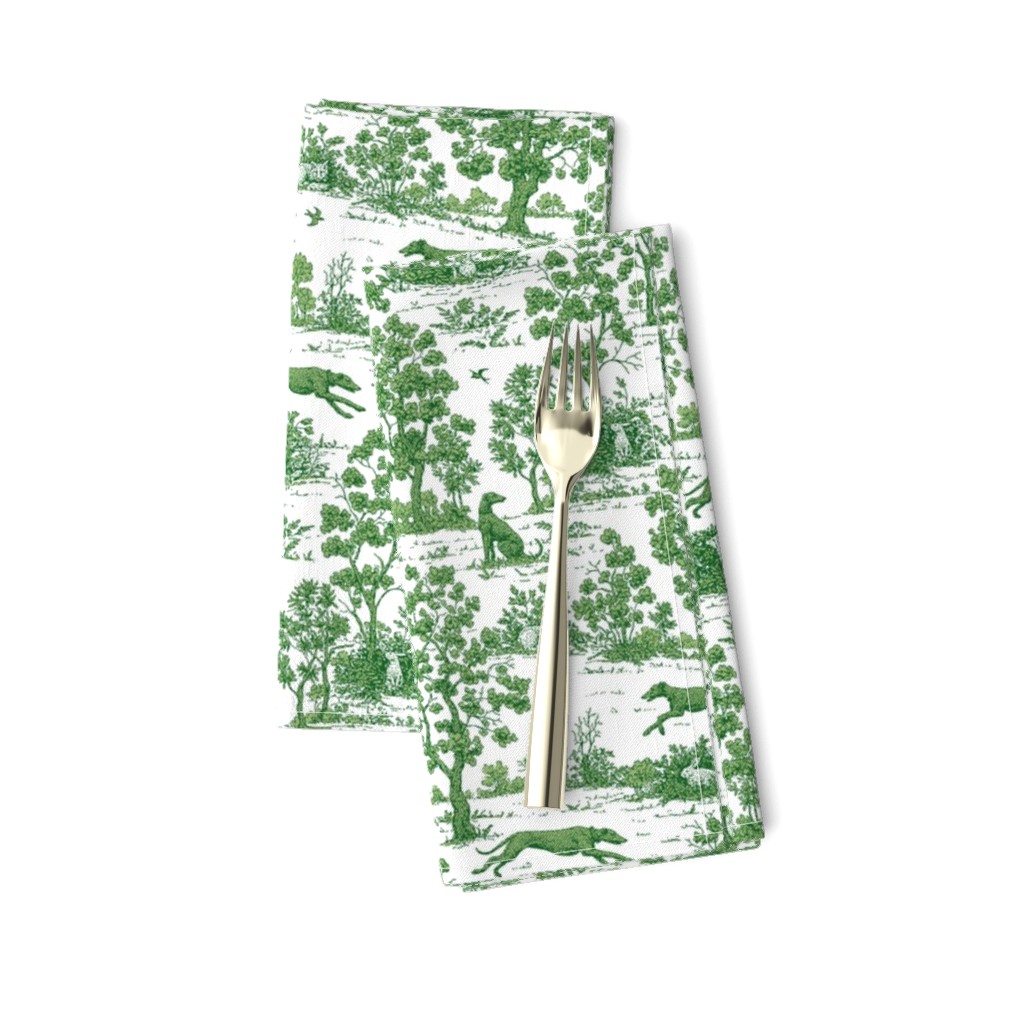 Green Greyhound Toile 