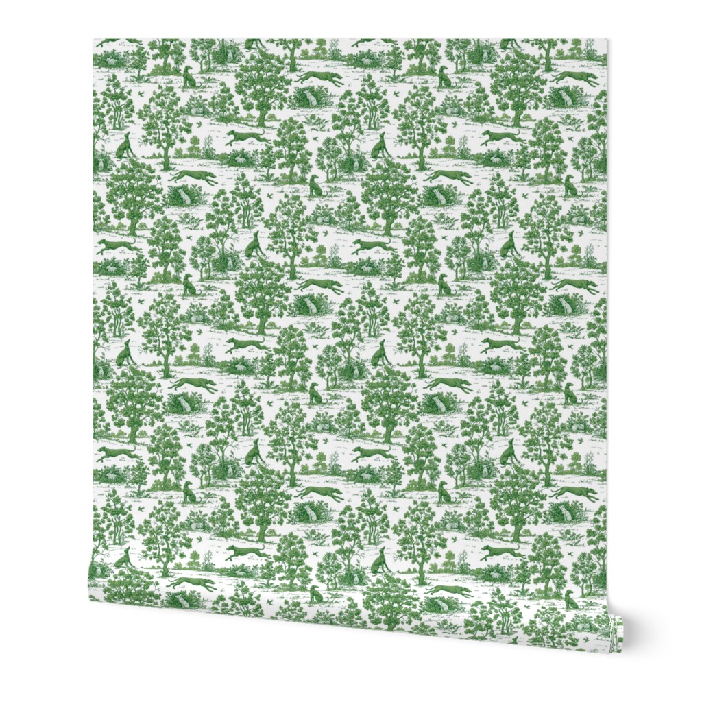 Green Greyhound Toile 