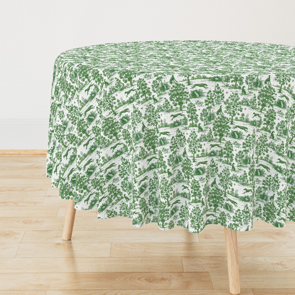 Green Greyhound Toile 