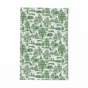 Green Greyhound Toile 