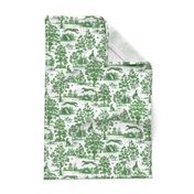 Green Greyhound Toile 