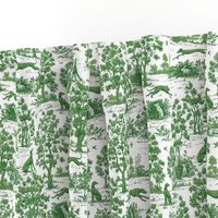 Green Greyhound Toile 