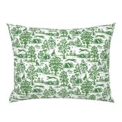 Green Greyhound Toile 