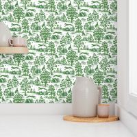 Green Greyhound Toile 